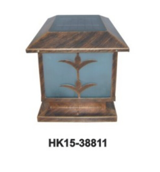 led太阳能柱头灯