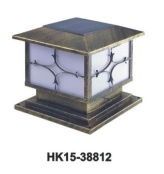 太阳能柱头灯 太阳能柱头灯