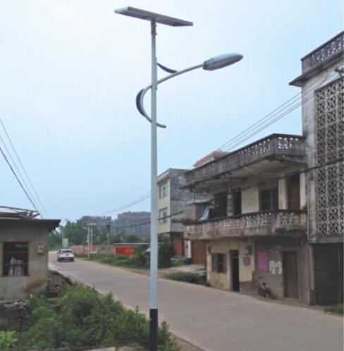 农村太阳能路灯安装 农村太阳能路灯安装