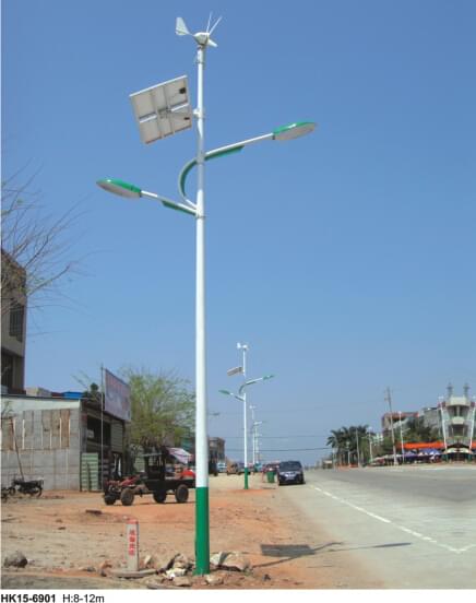 华可风光互补太阳能路灯
