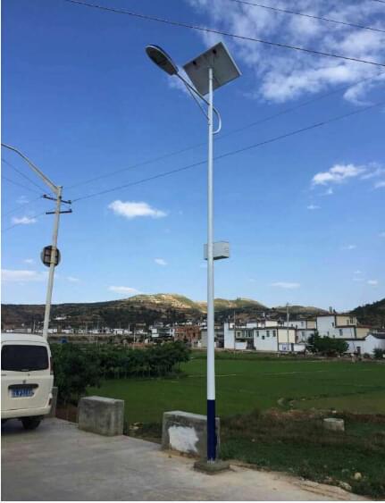 四川农村led太阳能路灯案例图 四川农村led太阳能路灯案例图