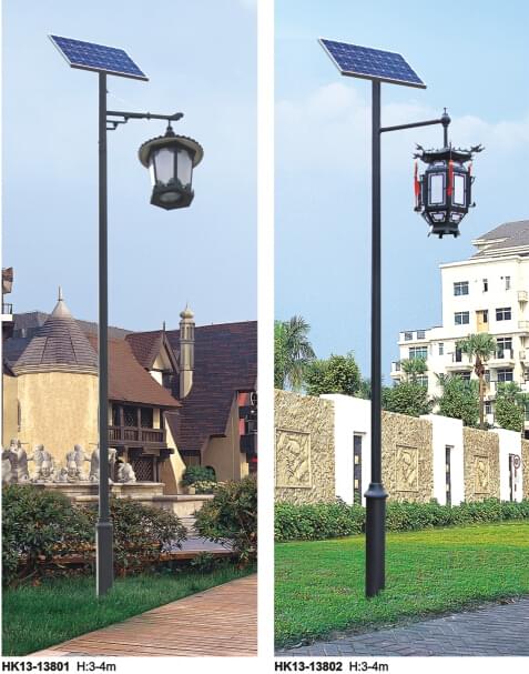 华可小区led太阳能庭院灯