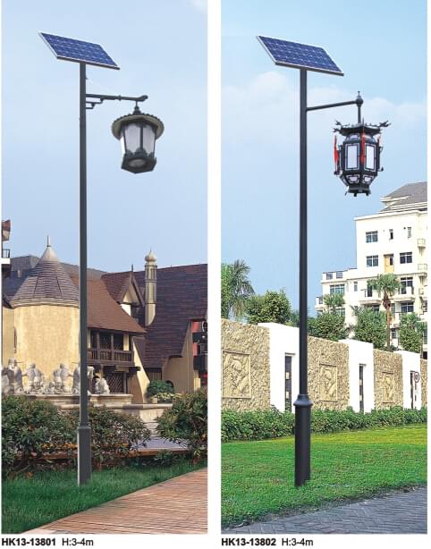 华可led太阳能庭院灯