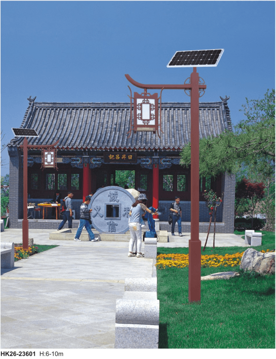 led太阳能庭院灯