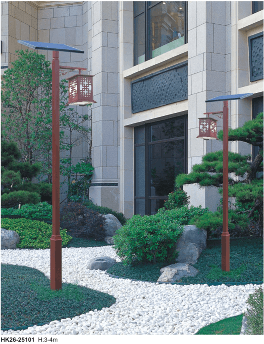 led太阳能庭院灯