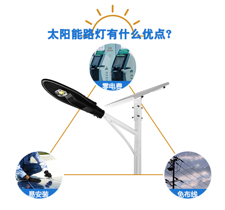 led太阳能路灯 led太阳能路灯