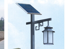 安装使用led太阳能庭院灯蓄电池和灯具注意事项