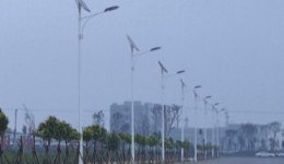 新农村太阳能路灯预埋件的安装处理方法