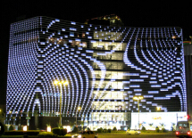 LED投光灯营造美轮美奂不夜城