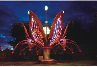 Led景观灯装饰美丽、繁华、热闹的中山