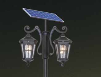 太阳能led庭院灯光源照度如何设计？