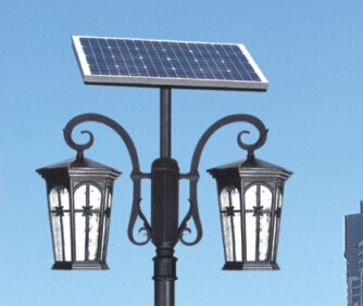 新农村建设力捧古典风格的led太阳能庭院灯