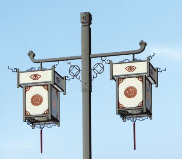 led太阳能庭院灯城市中不可缺少的美景