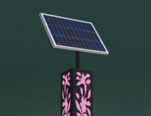 论小区安装led太阳能景观灯独特的风格