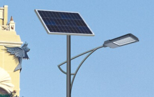 Led太阳能路灯可以实现全年后的照明亮灯