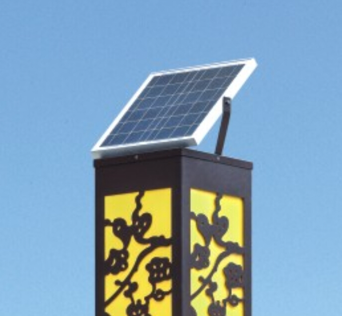 太阳能景观灯的光能转化过程