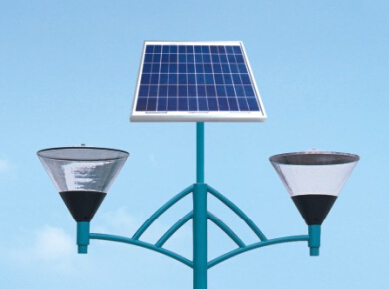 太阳能庭院灯电池的储存电能的能力。