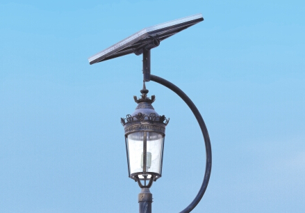 太阳能庭院灯代表着城市夜景形象