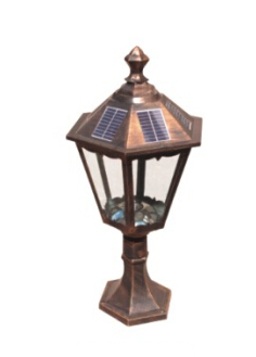 太阳能柱头灯HK15-38910 太阳能柱头灯HK15-38910